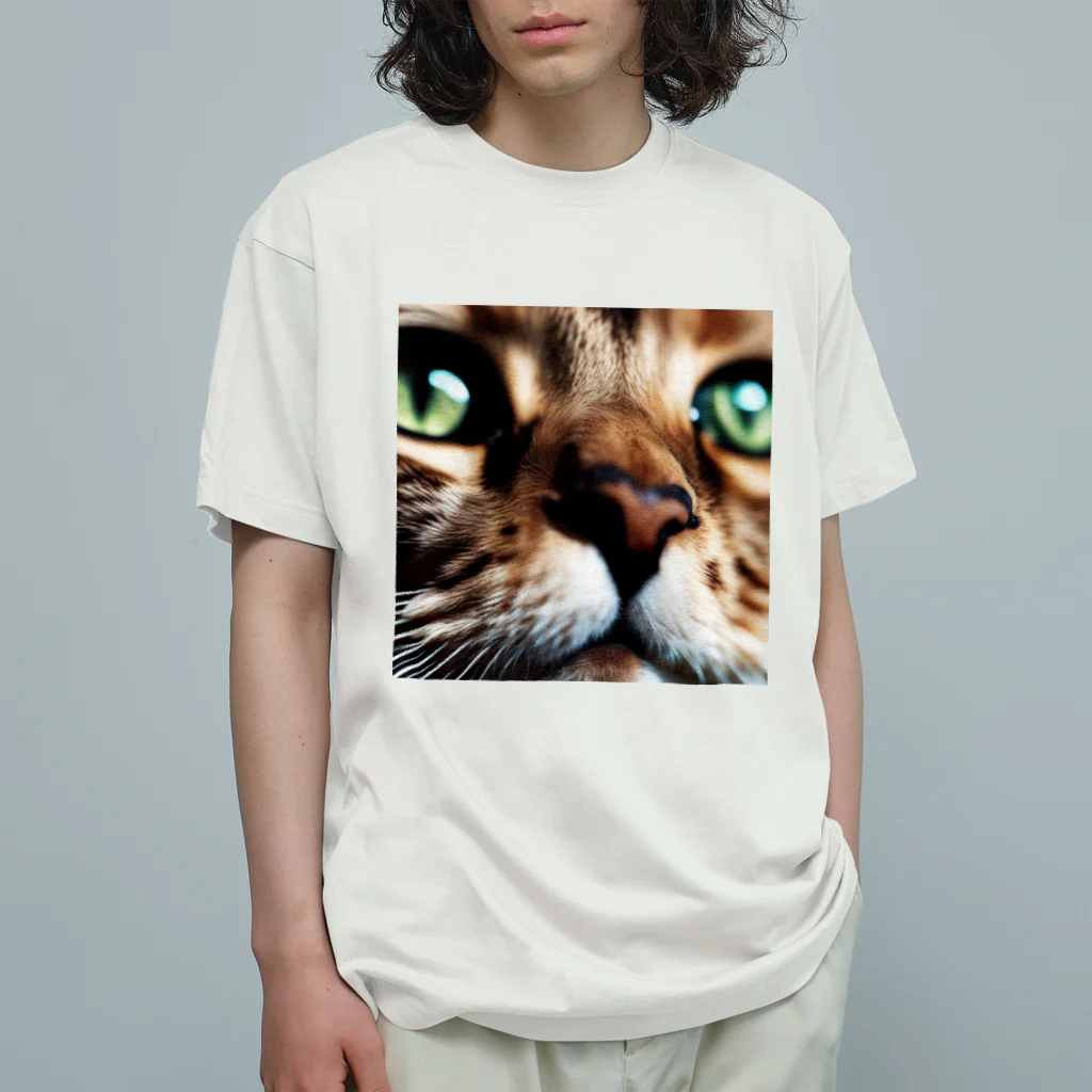 feliceのキャットフードの匂いに反応する猫 Organic Cotton T-Shirt