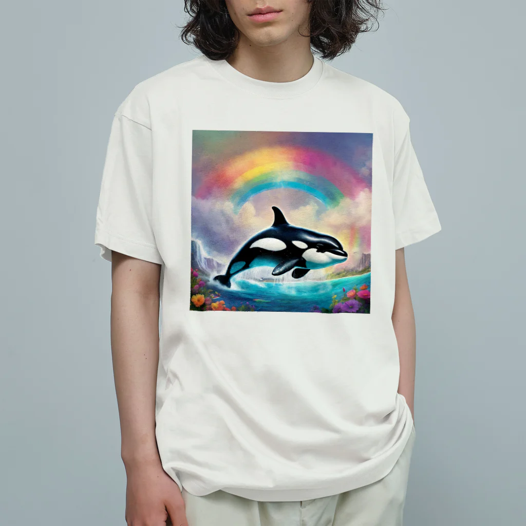 てぃっちゃんのシャチ Organic Cotton T-Shirt