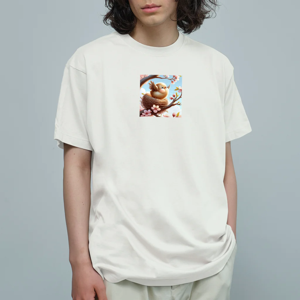 Yuya-Naganoのとってもキュートなヒヨコ Organic Cotton T-Shirt