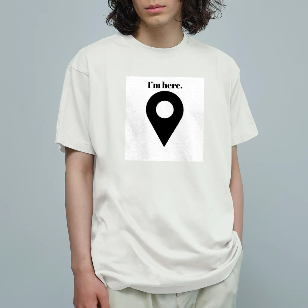 Sounds Focus&RelaxのI’ｍ here. Organic Cotton T-Shirt