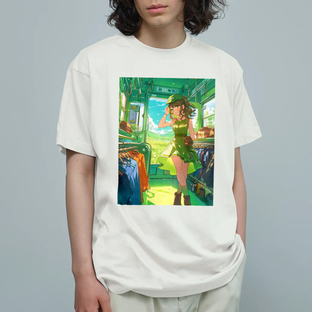 シロクマペンギンのトレインアパレルショップ Organic Cotton T-Shirt