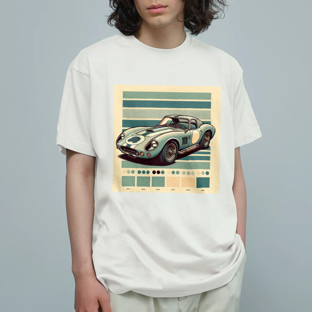 todatodatodaのレトロなスポーツカー Organic Cotton T-Shirt