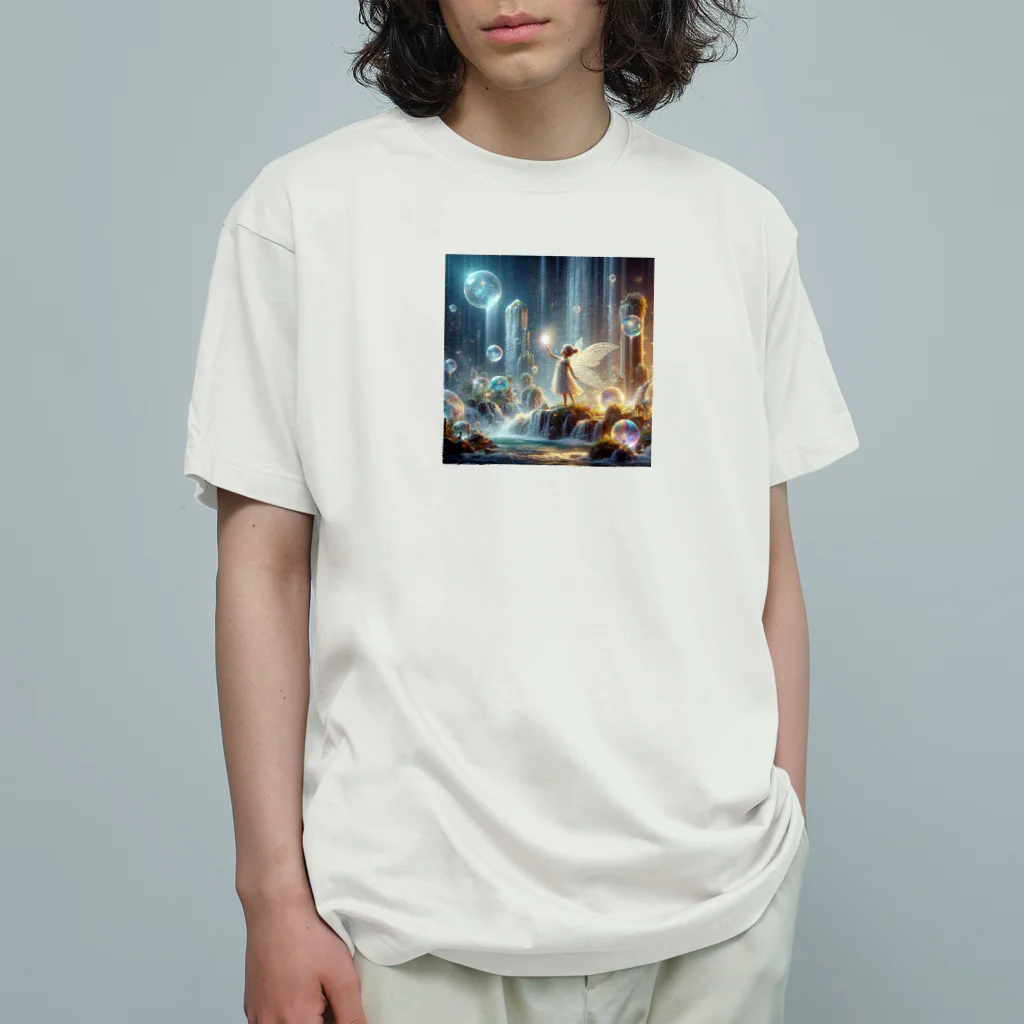 太陽の手の水の妖精 Organic Cotton T-Shirt