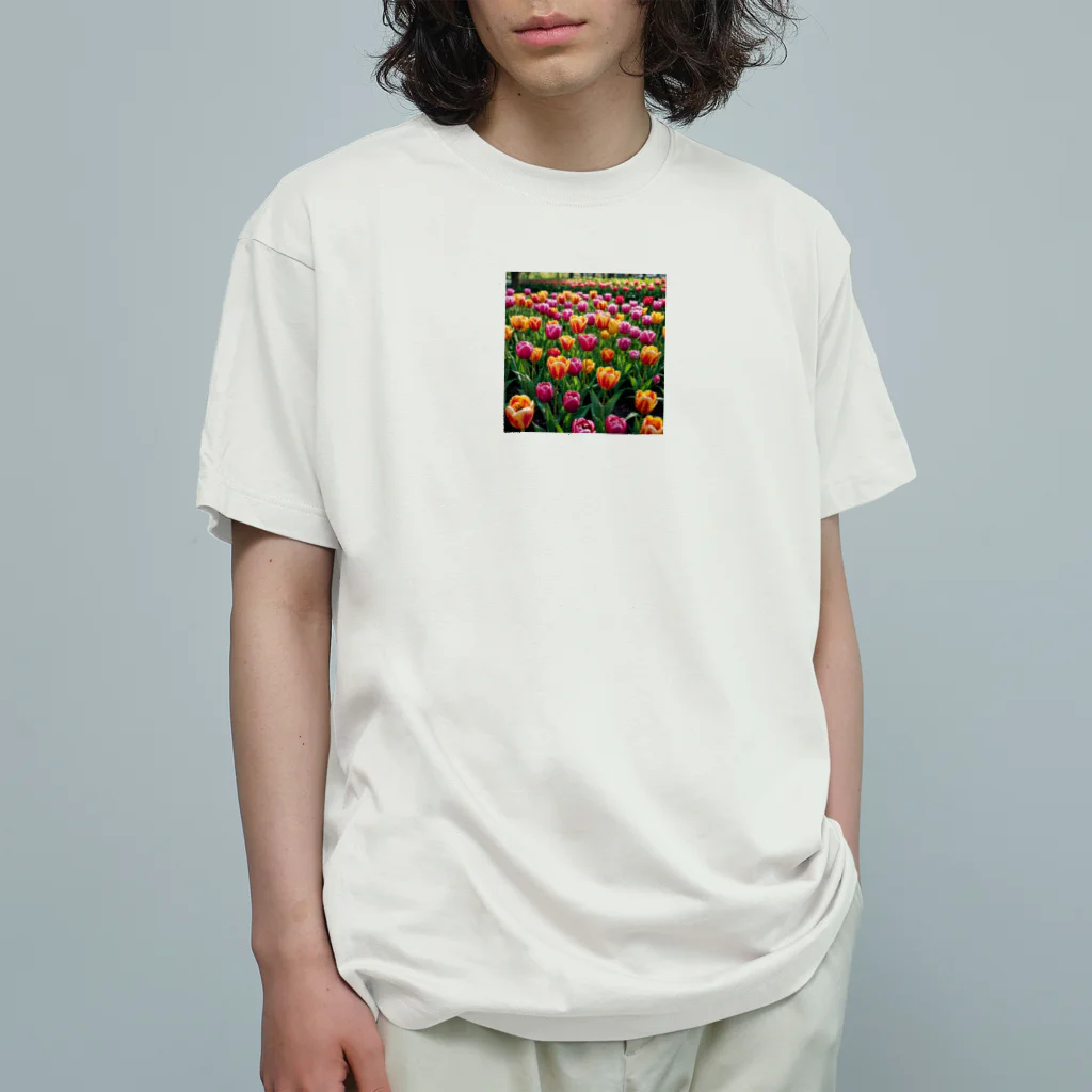 kyuamomoichiのチューリップ Organic Cotton T-Shirt