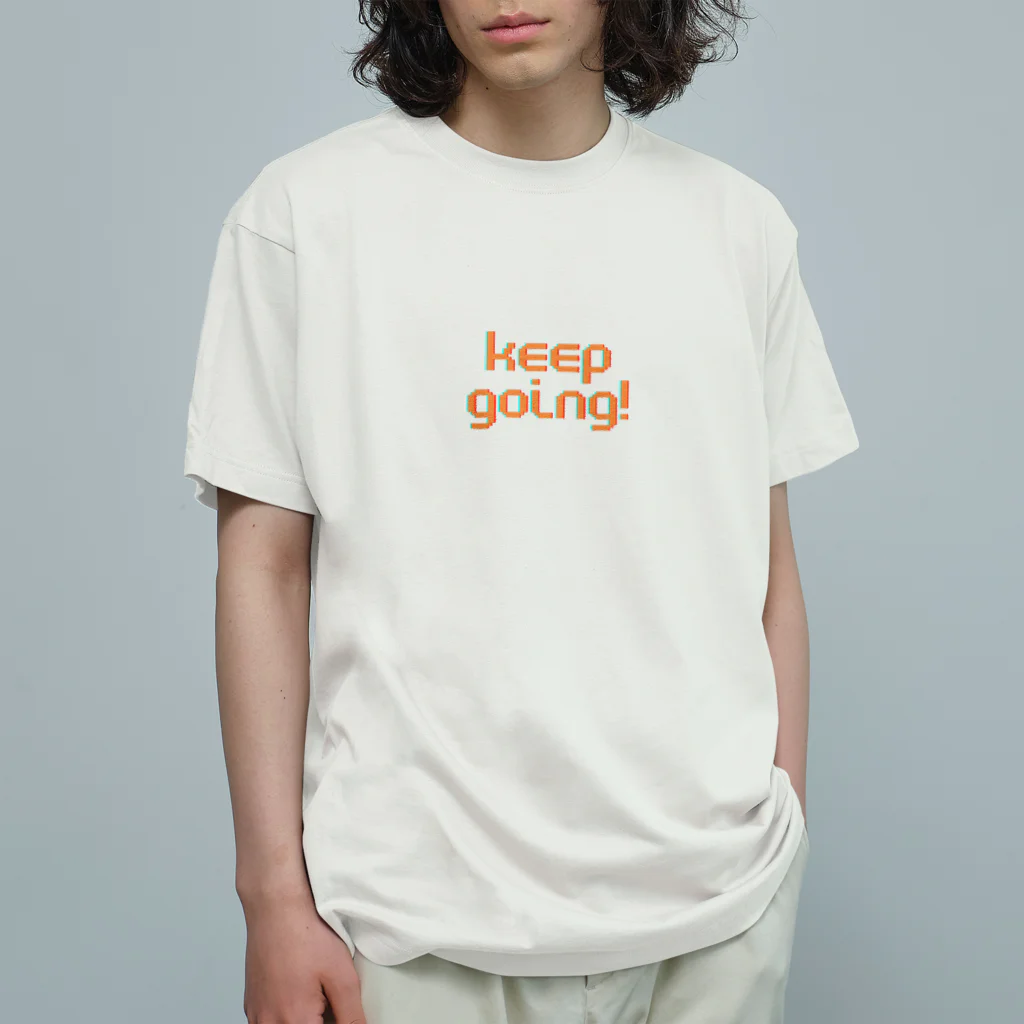 TILUのKeep going  オーガニックコットンTシャツ