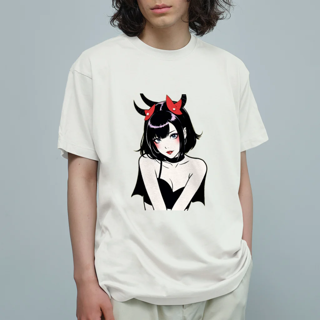 AI美女グラビアアートの異世界ラウンジ〜ヘレン・アイナ〜 Organic Cotton T-Shirt