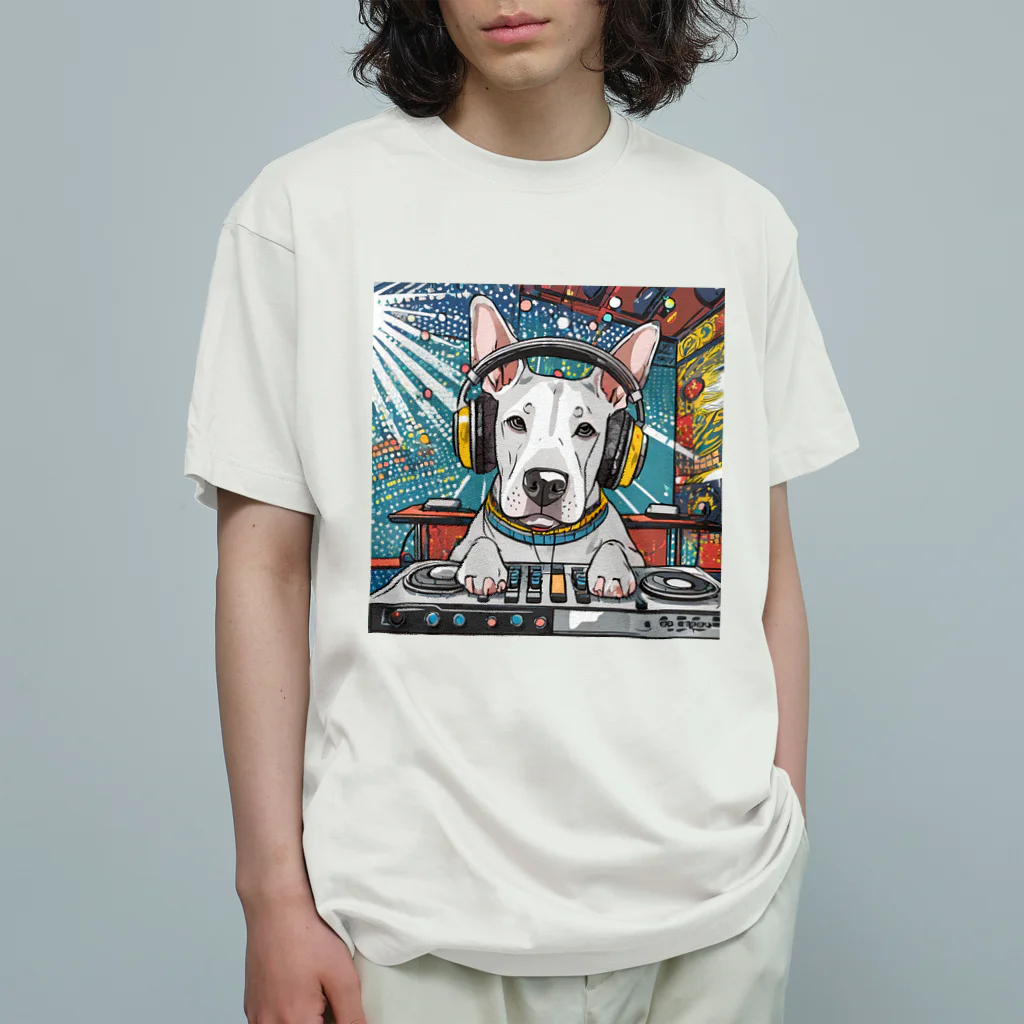 Bull Terrier ParadeのDJヴィンセント オーガニックコットンTシャツ