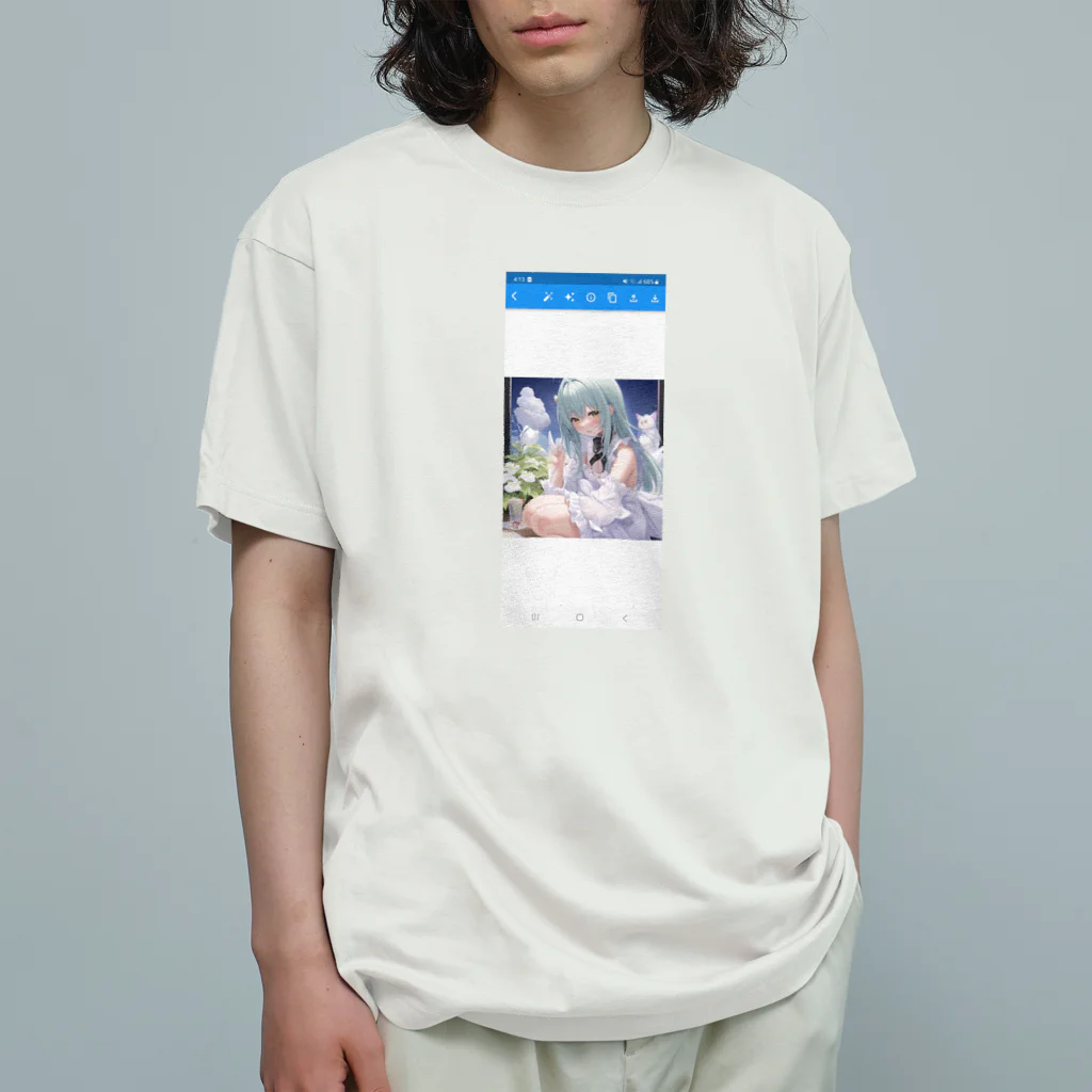 Happy Human の理想の彼女 オーガニックコットンTシャツ