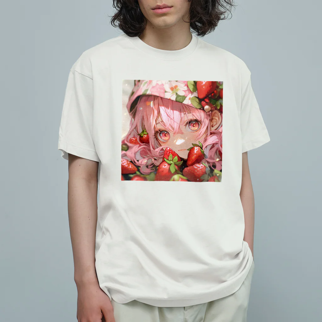 ぶーたんのいちごの夢幻 Organic Cotton T-Shirt