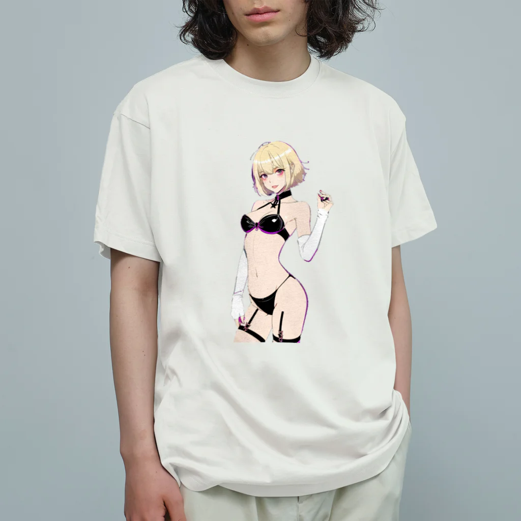 AI美女グラビアアートの異世界ラウンジ〜キサラ・エレナ5〜 オーガニックコットンTシャツ