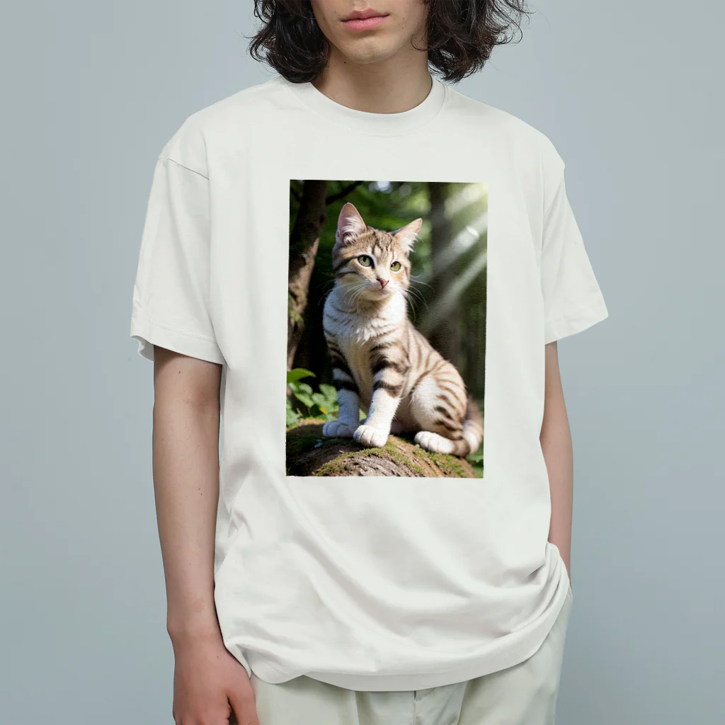 kanatuのお店のキジ白くん① Organic Cotton T-Shirt