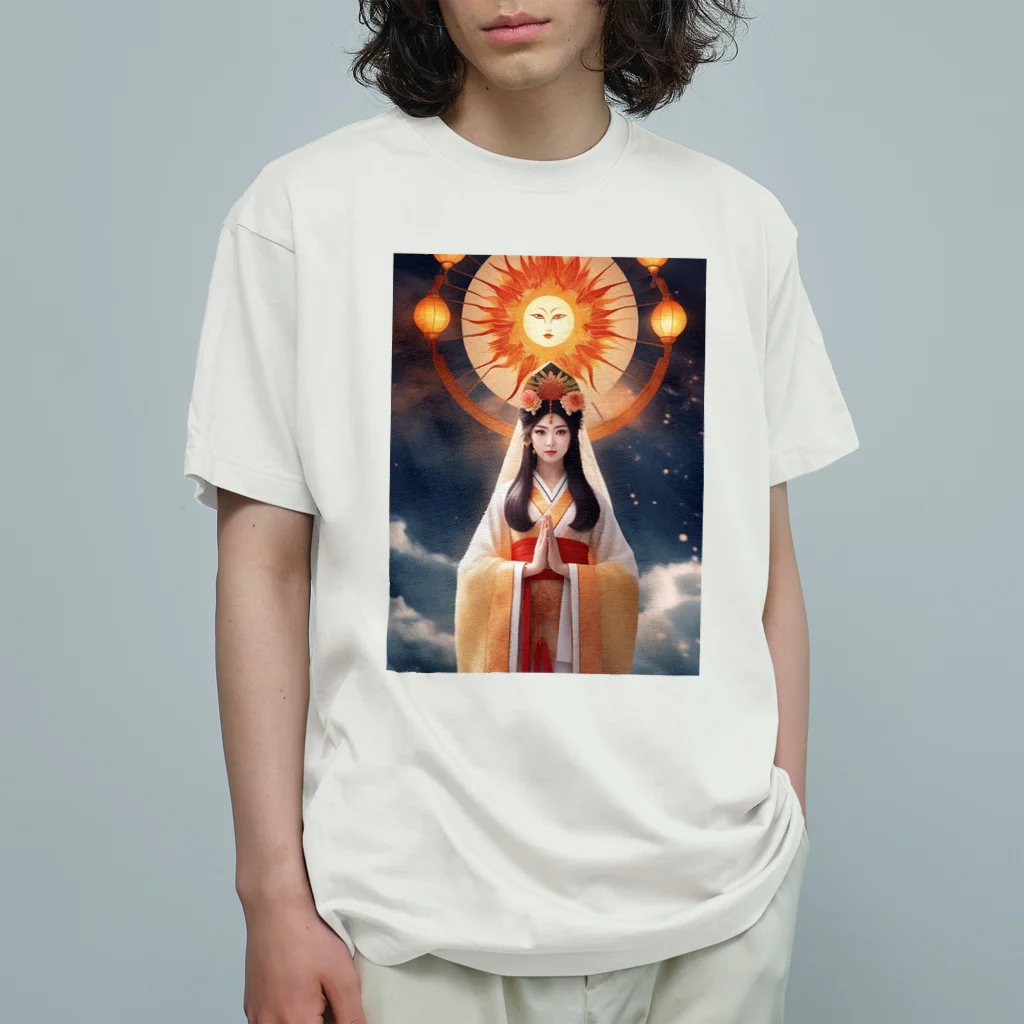 800万屋2号店の祈願成就・天照大神 Organic Cotton T-Shirt