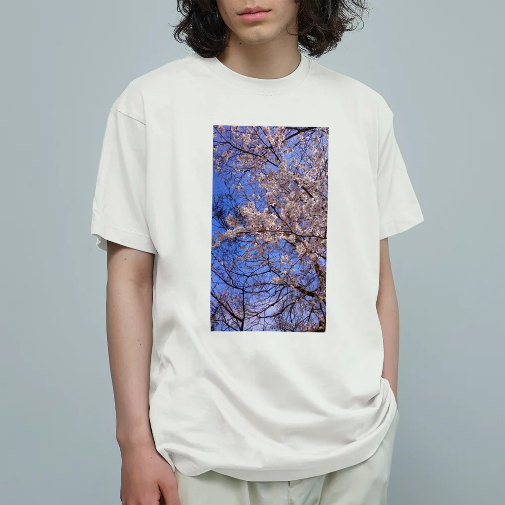 ULURU−Nのさくら　ao オーガニックコットンTシャツ