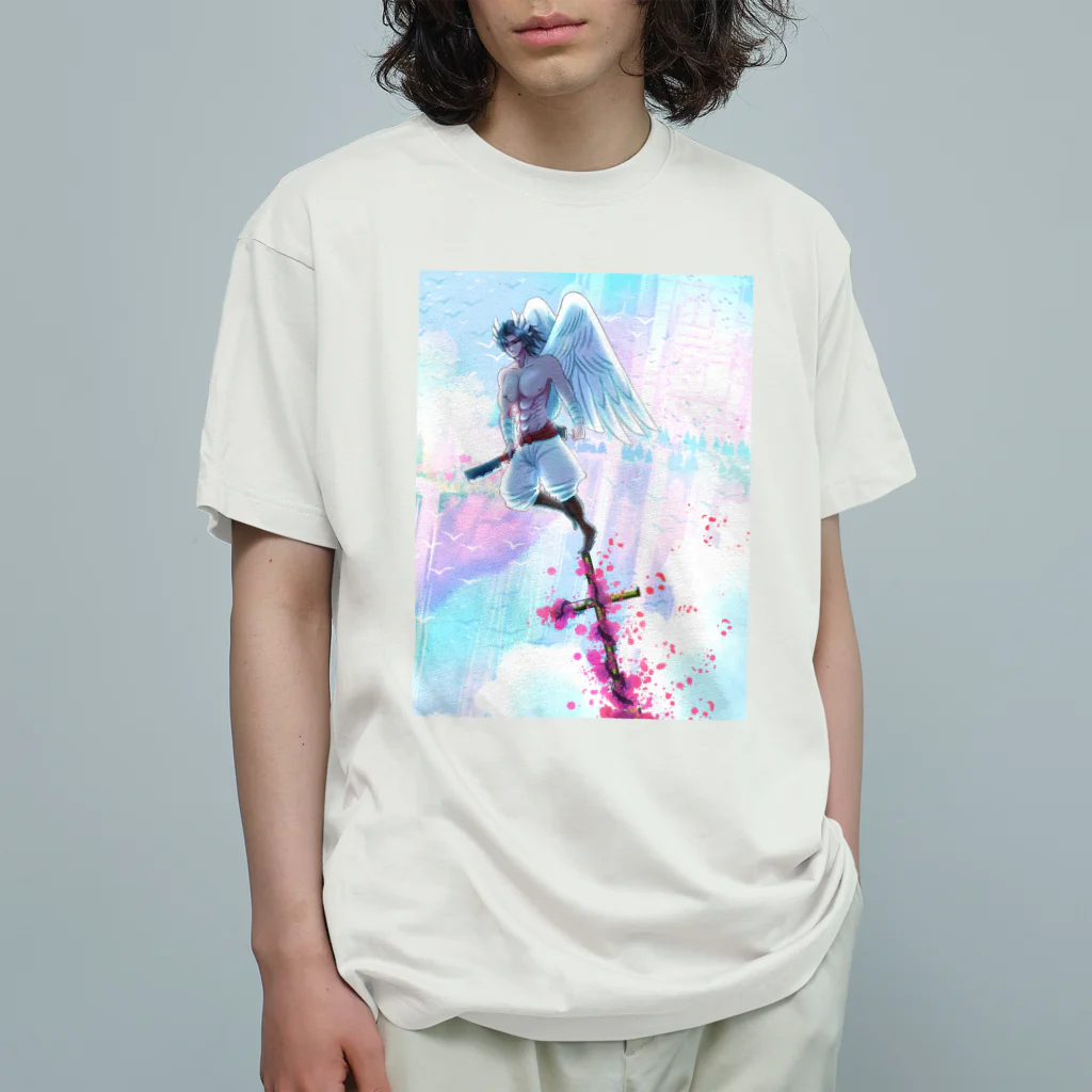 うずなか　しいの天使のカバネルくん　Cabanel of Angels Organic Cotton T-Shirt