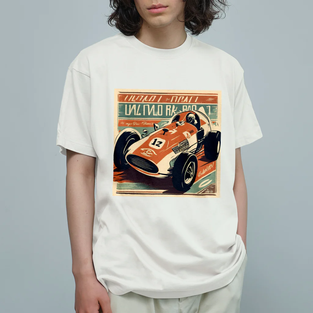 the blue seasonの古き良き時代の疾走 Organic Cotton T-Shirt