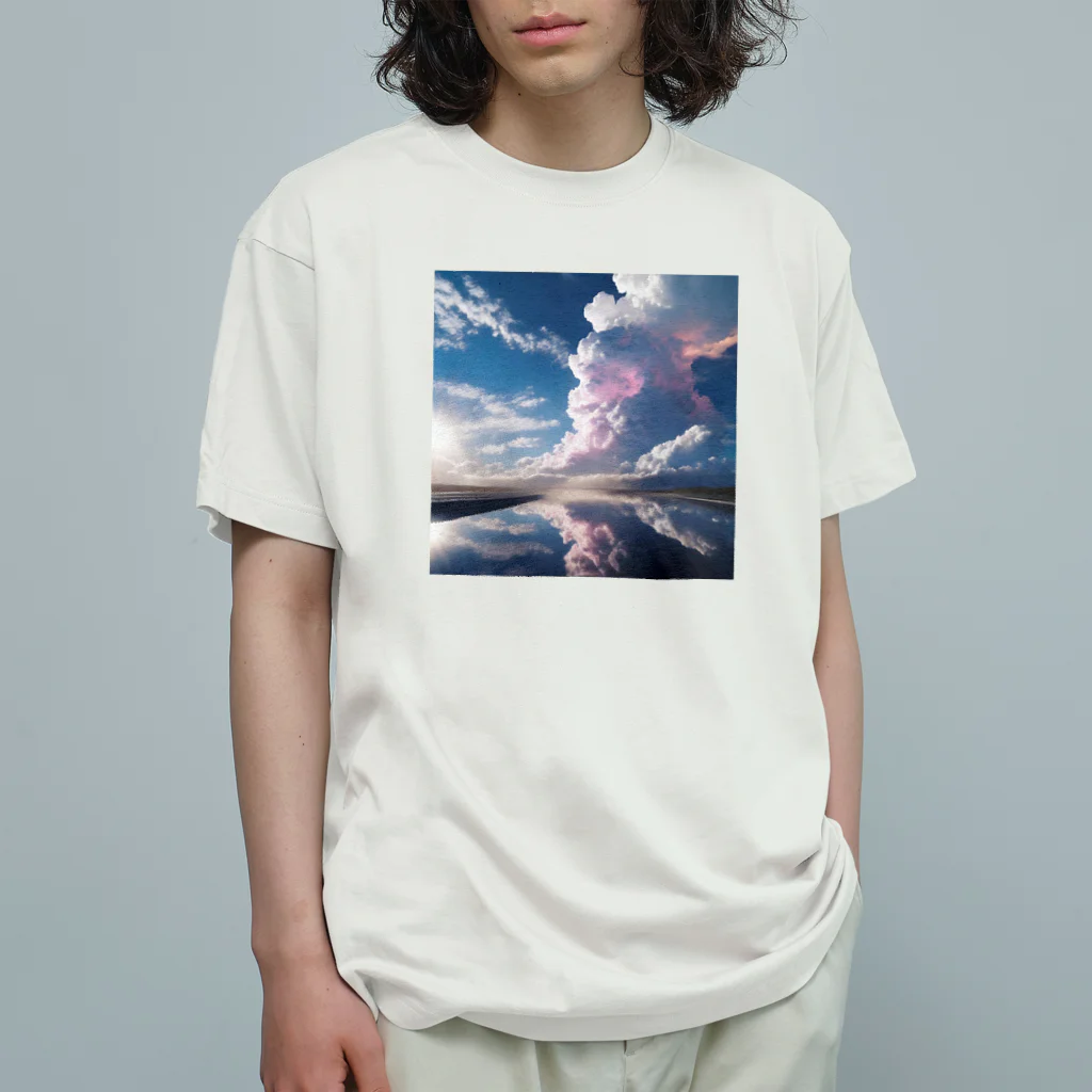 chan-takehaniの天空の鏡  オーガニックコットンTシャツ