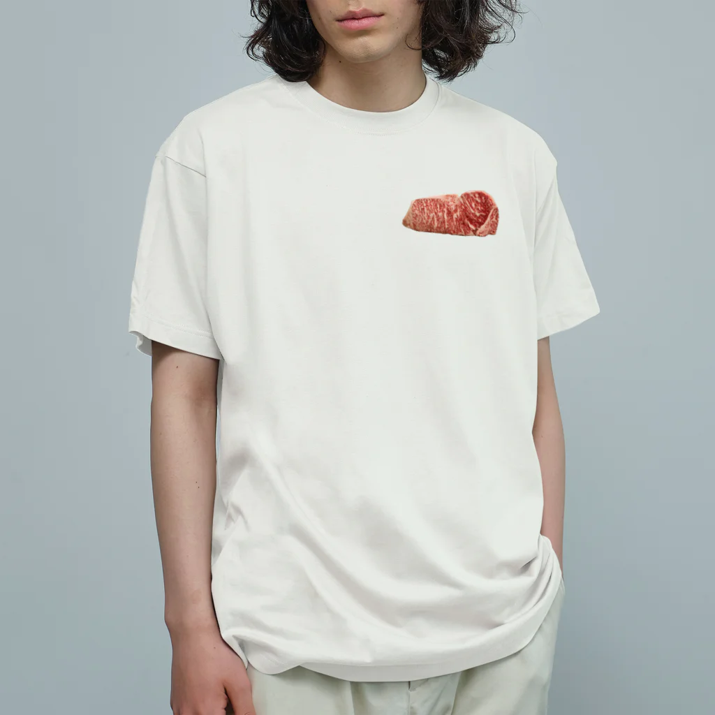 nikunootaniのステーキ派！ オーガニックコットンTシャツ