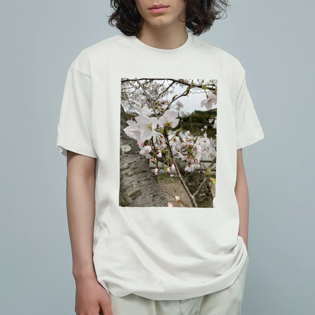 tksの春の顔サクラ Organic Cotton T-Shirt