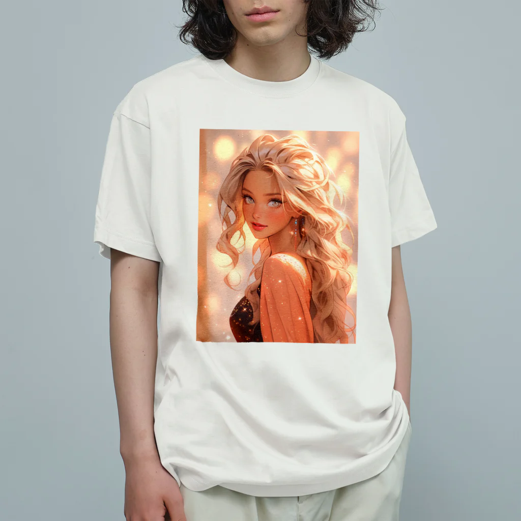 AQUAMETAVERSEの金髪女性、目にくぎつけ　なでしこ1478 Organic Cotton T-Shirt