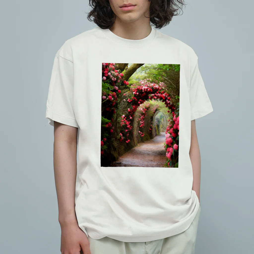 AQUAMETAVERSEの椿のドーム　なでしこ1478 Organic Cotton T-Shirt