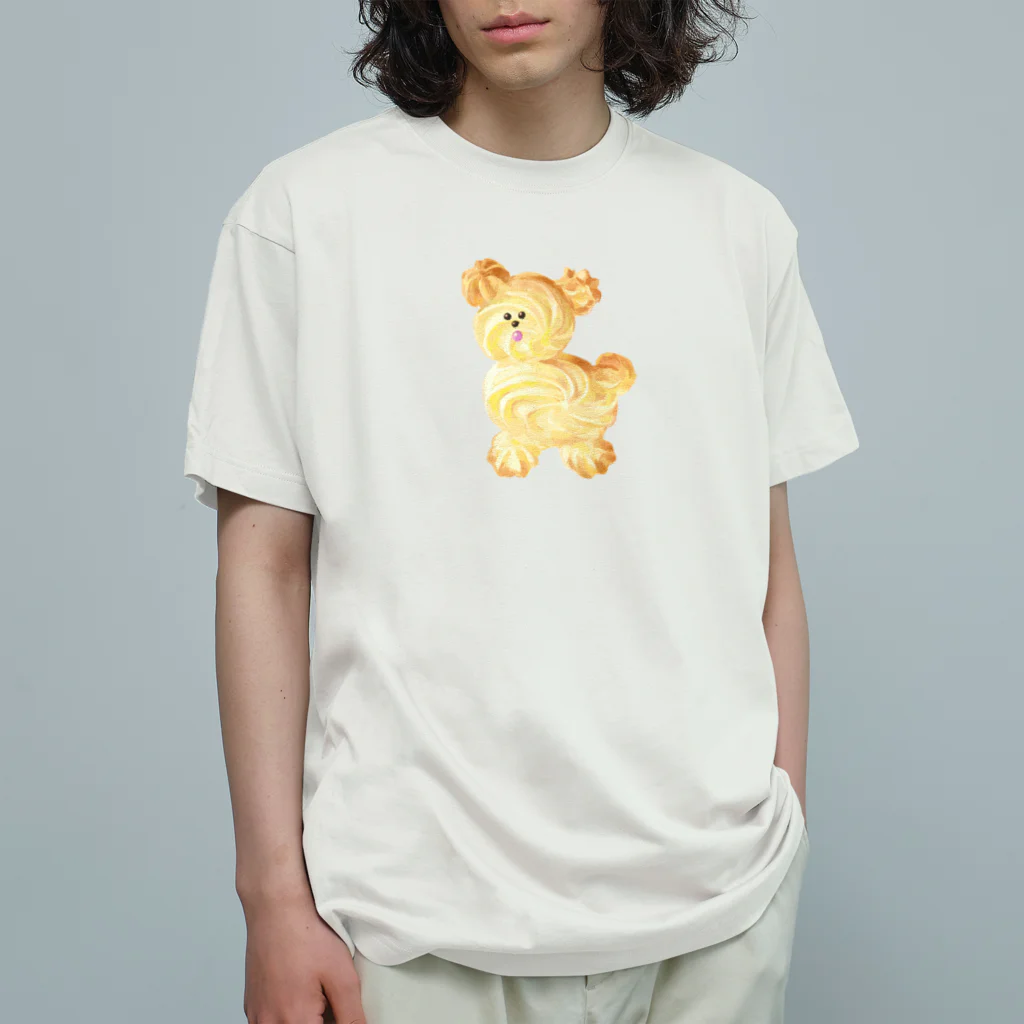 はしゃいでろクアッカワラビーのヤギさんのクッキー(いぬ) Organic Cotton T-Shirt