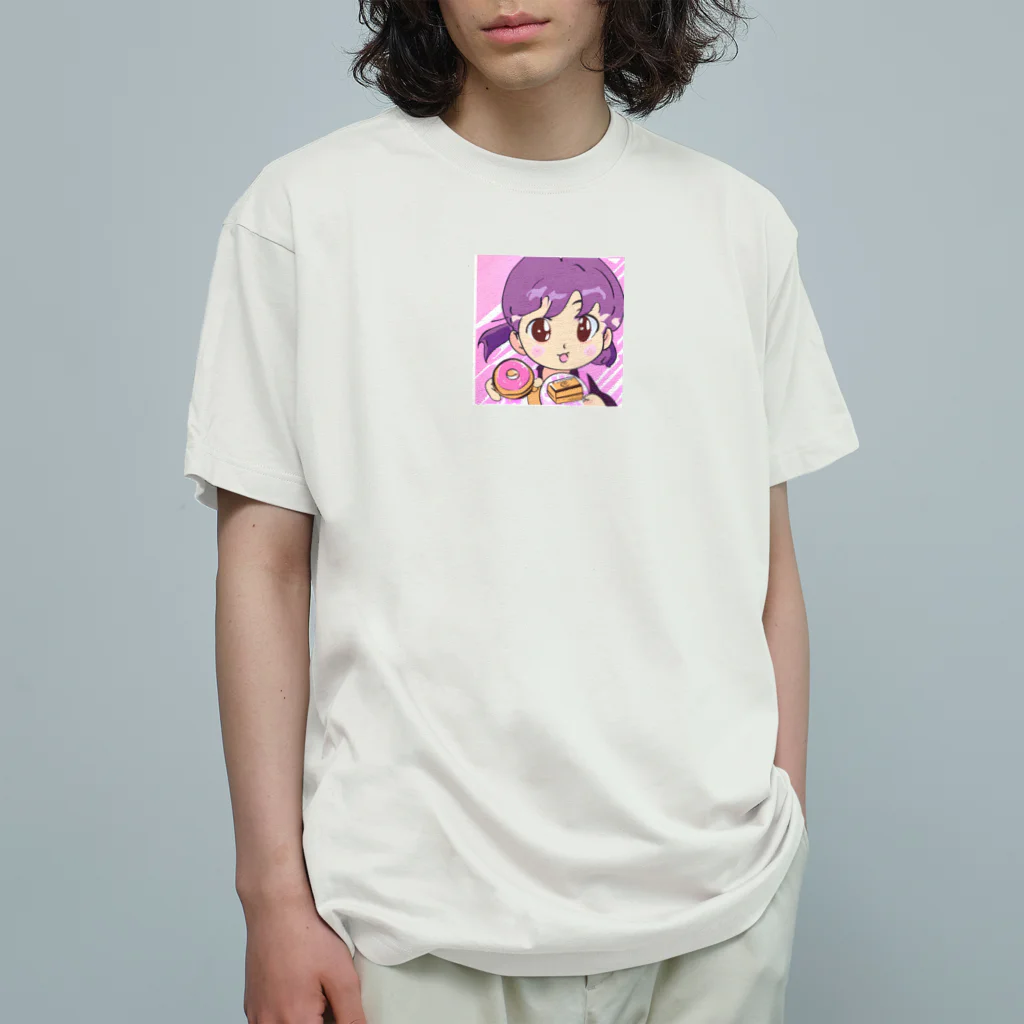 あめたまのスイーツガール オーガニックコットンTシャツ