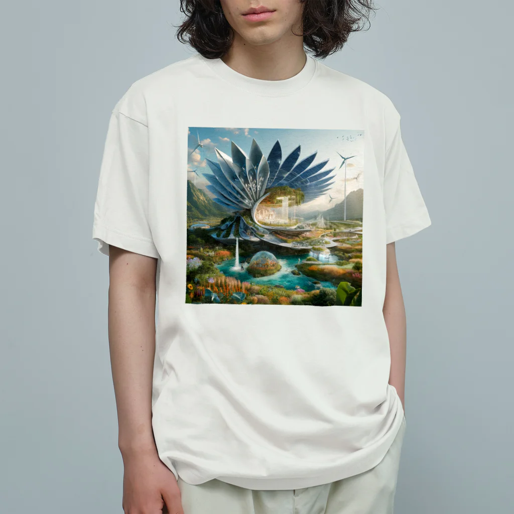 Korosukenariの異世界の風景が現実と未来を繋ぐ オーガニックコットンTシャツ