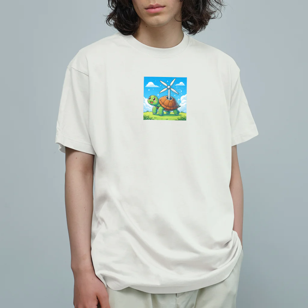 カメ好き屋のかめさん Organic Cotton T-Shirt