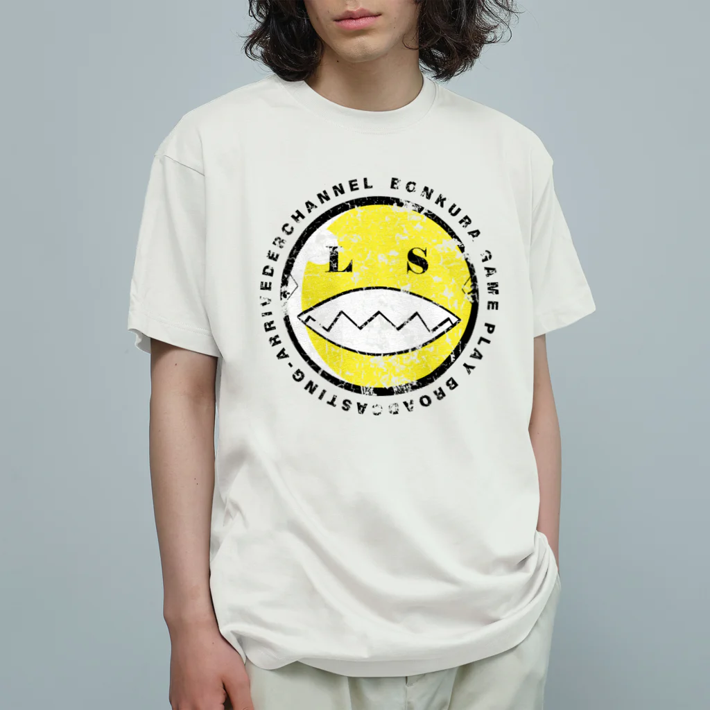 アリーヴェデルチャンネルSHOPのSMILE OLD PAINT1 オーガニックコットンTシャツ