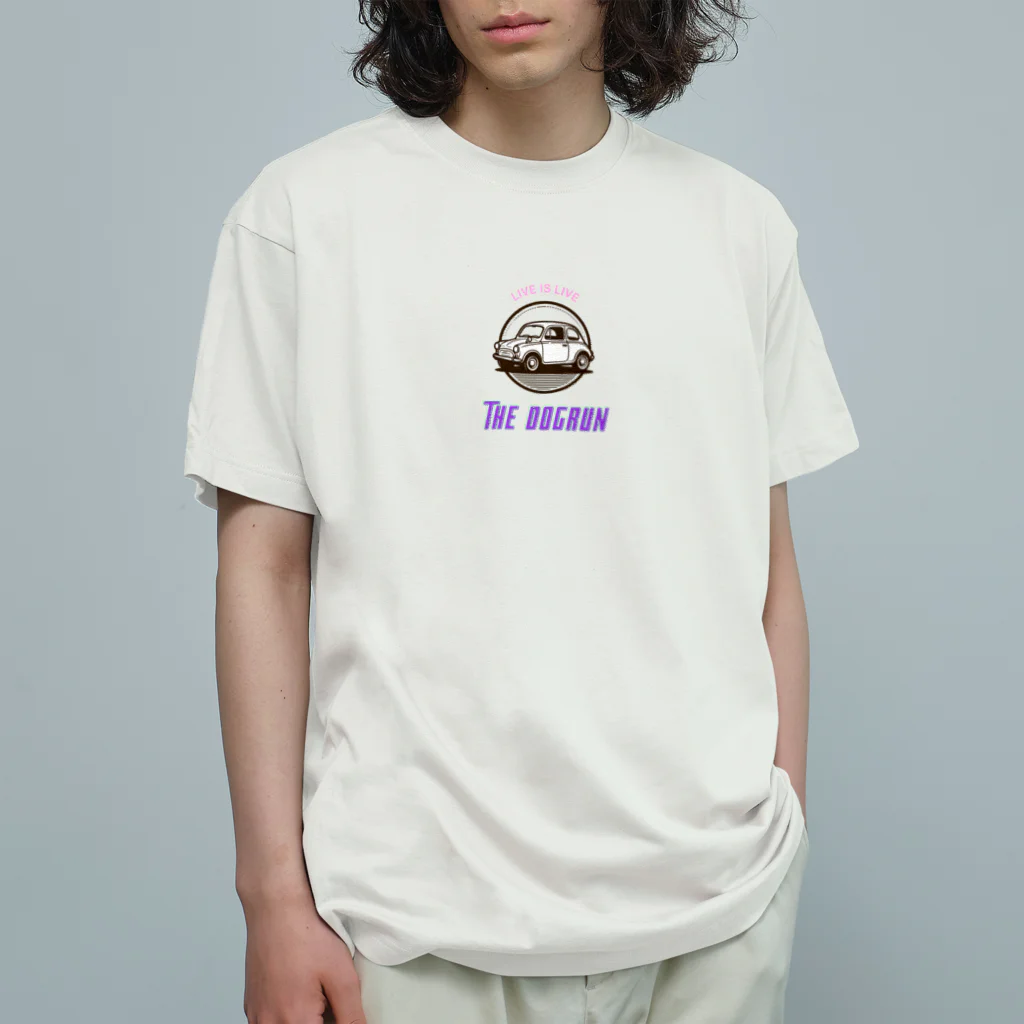 araakii@꧁THE DOGRUN꧂のTHE DOGRUN CAR  water mark Organic Cotton T-Shirt