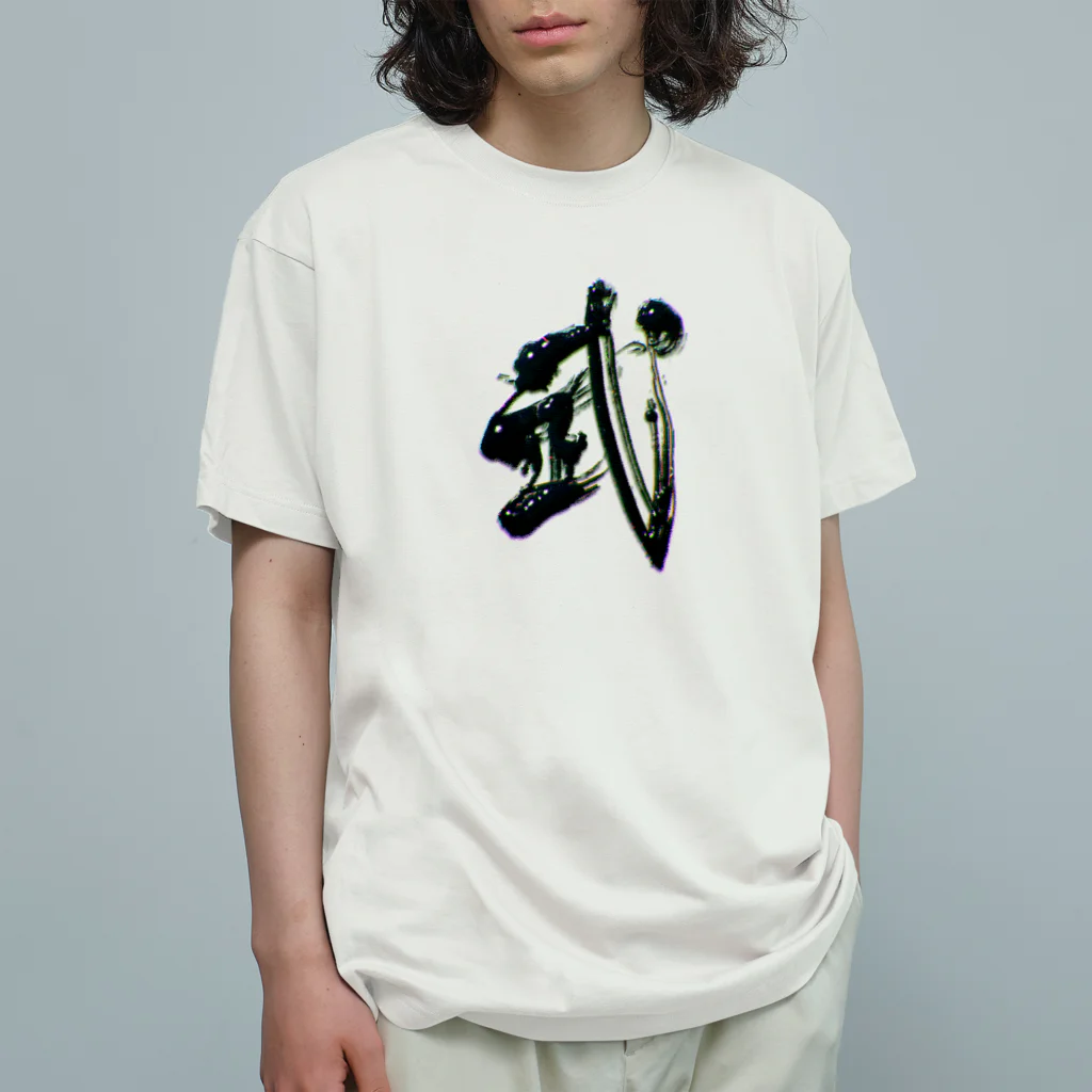 calligra_rtの【武】just a Japanese SAMURAI Organic Cotton T-Shirt