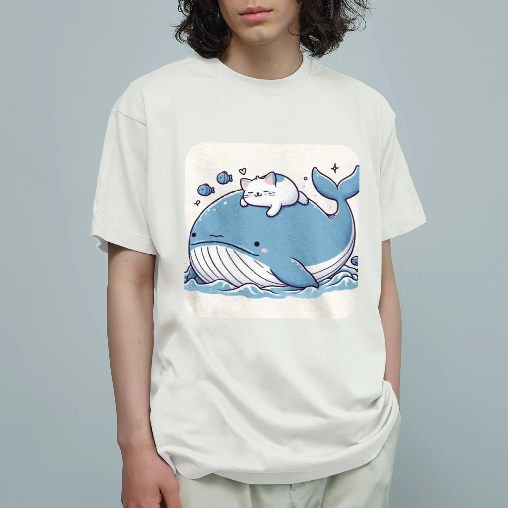 ニャーちゃんショップの眠りネコ Organic Cotton T-Shirt