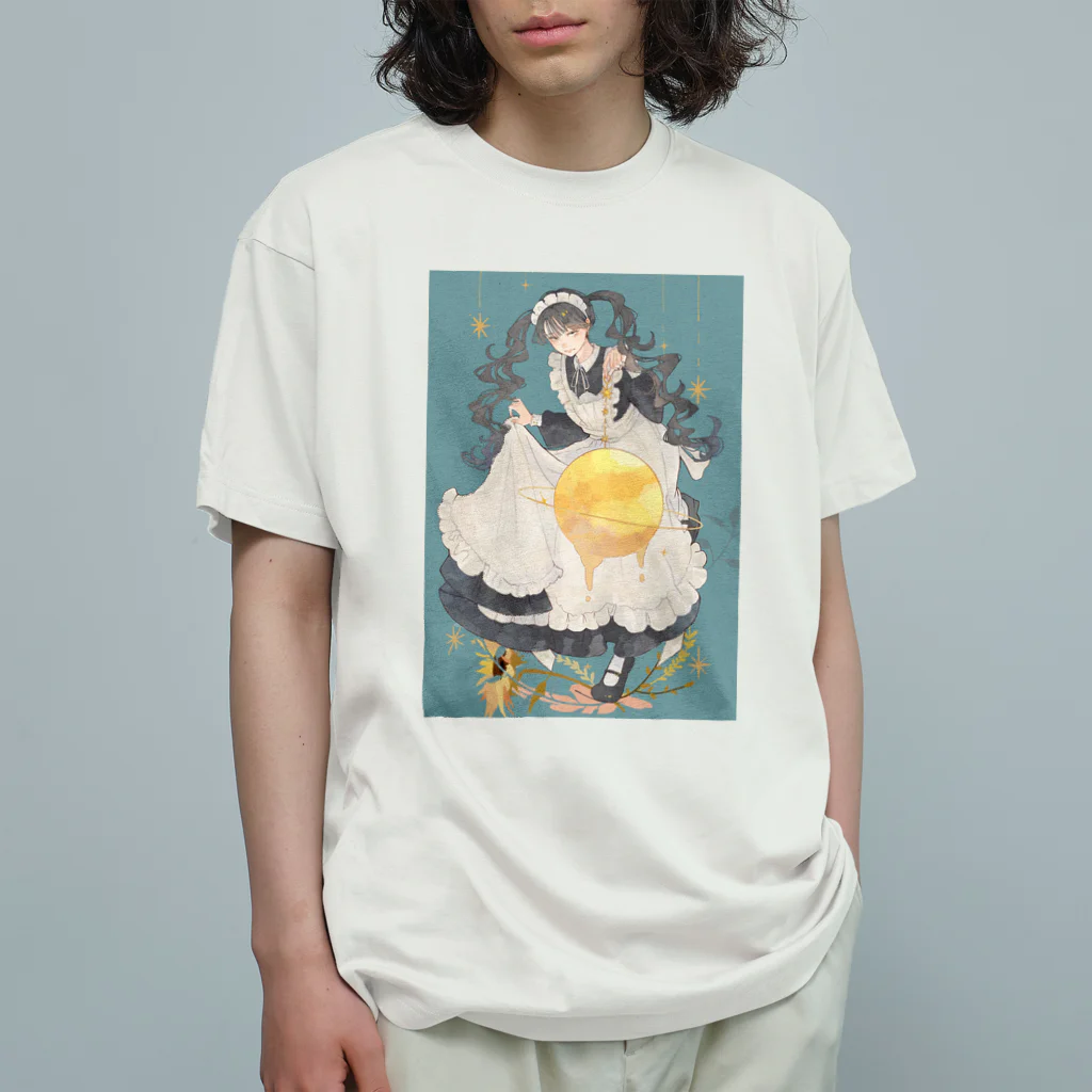 amemugi（あめむぎ）の夜を迎えに オーガニックコットンTシャツ