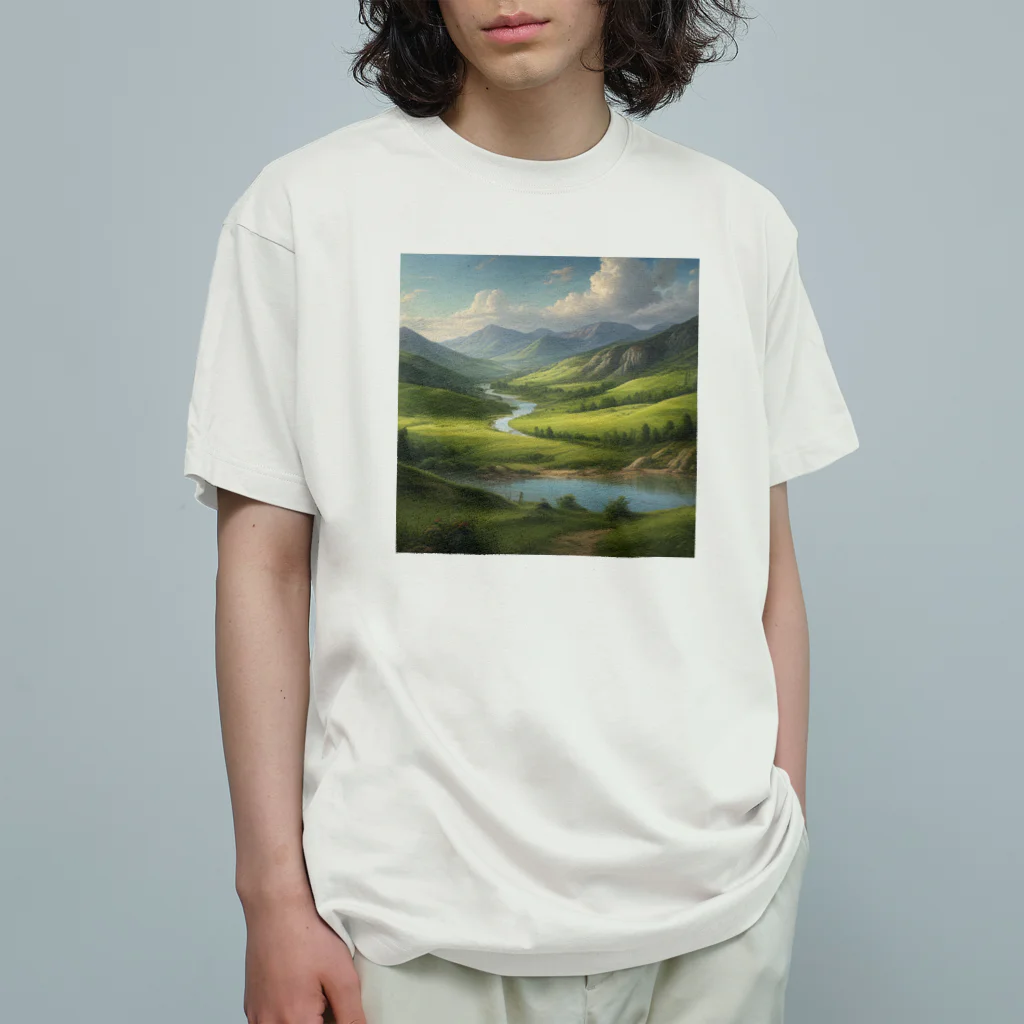 ISEN5の山の風景 Organic Cotton T-Shirt