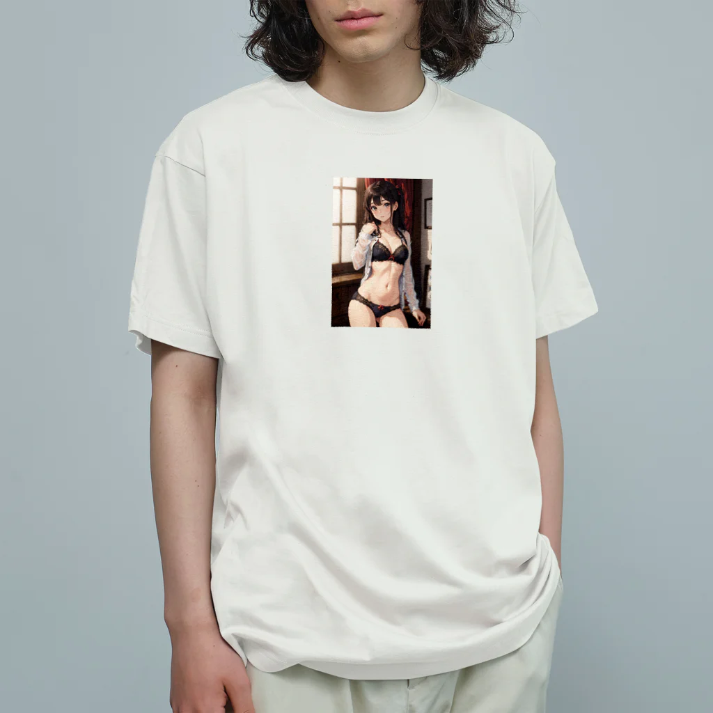 inoken_のカワイイ下着女子 Organic Cotton T-Shirt