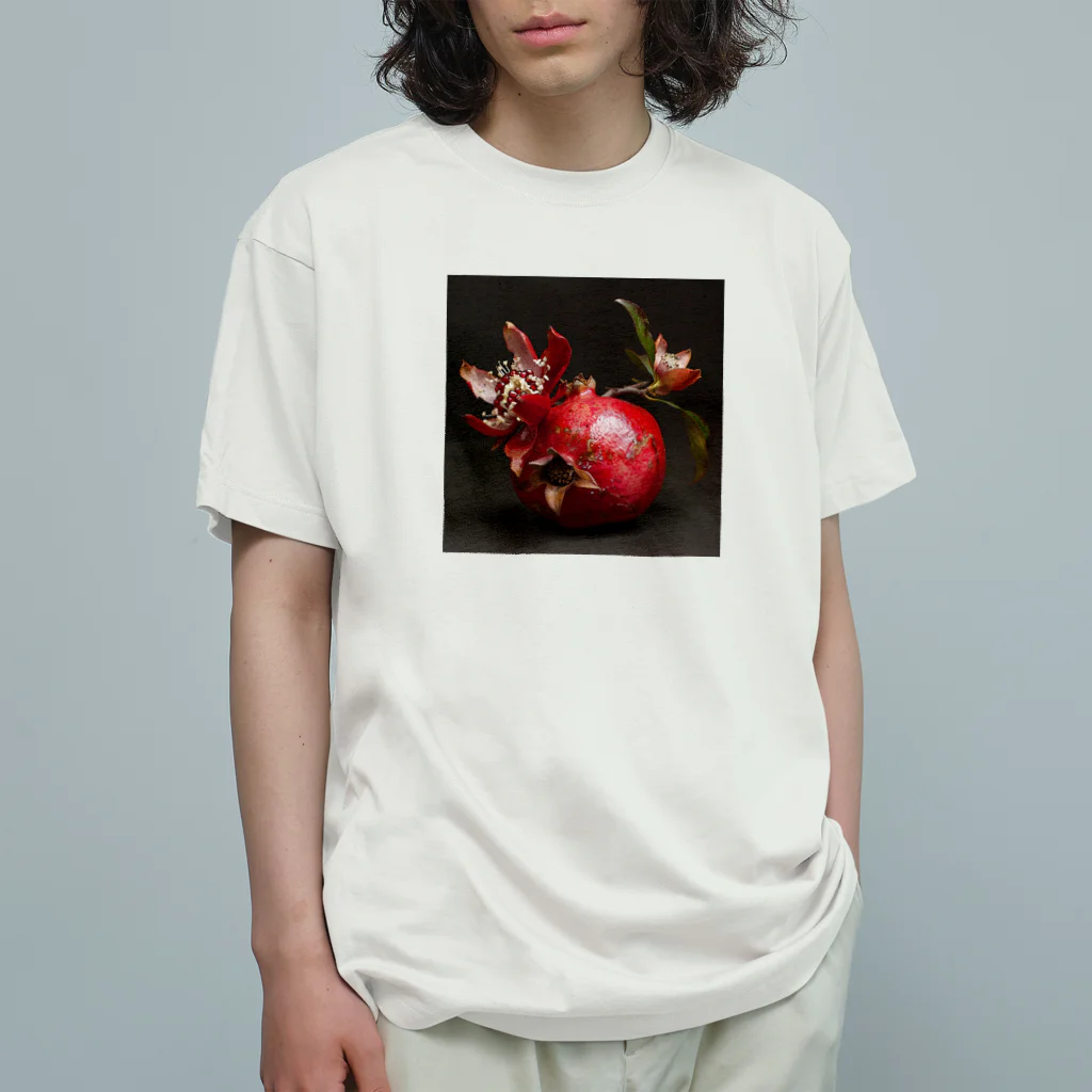 AQUAMETAVERSEのザクロ　なでしこ1478 Organic Cotton T-Shirt