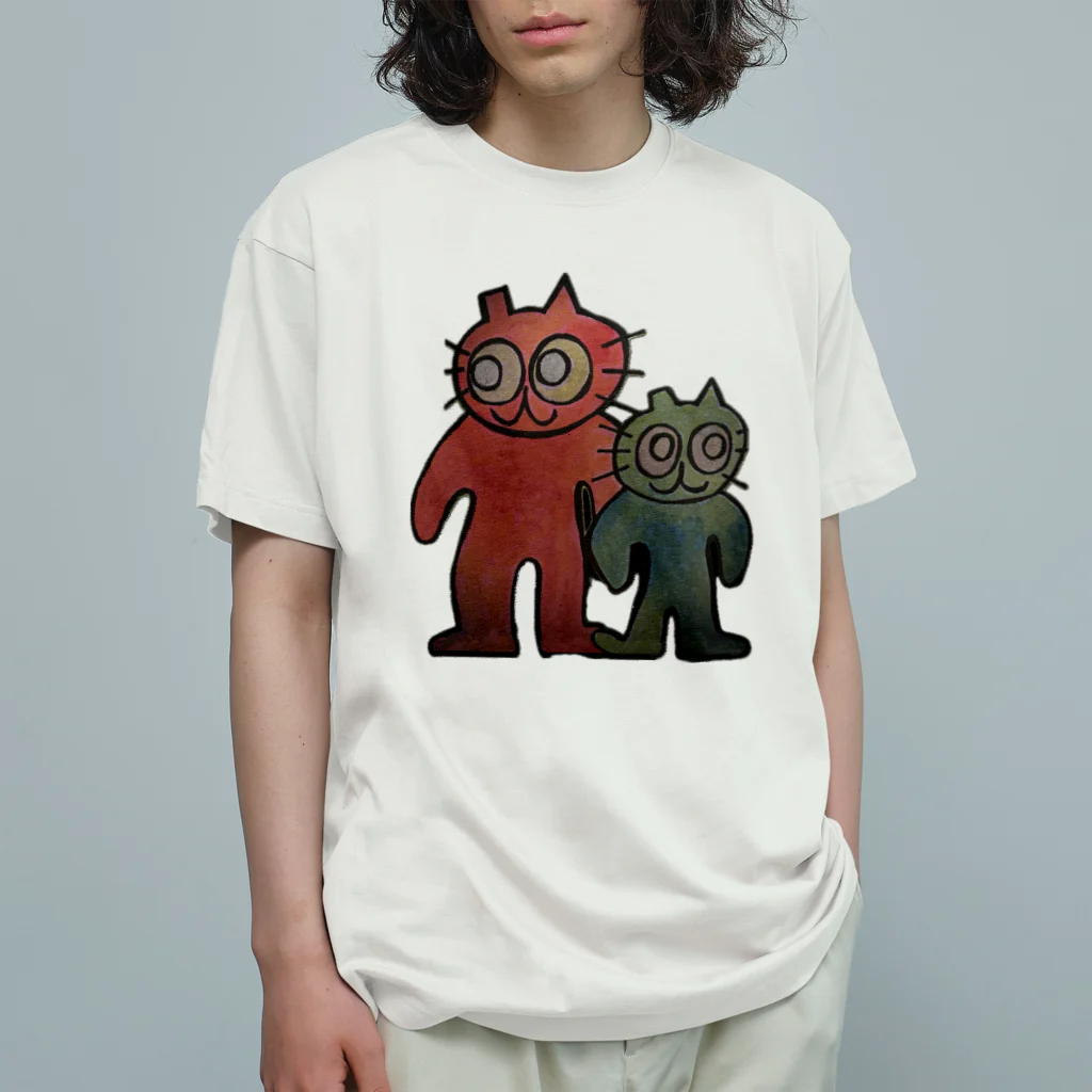 usaminアーティファクトの文明ねこ Organic Cotton T-Shirt