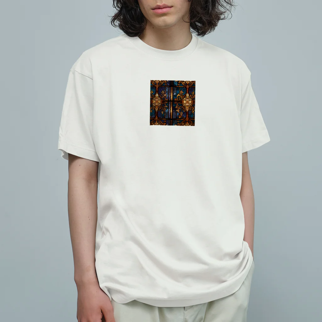 ganeshaのバロック調エレガンスステンドグラス Organic Cotton T-Shirt