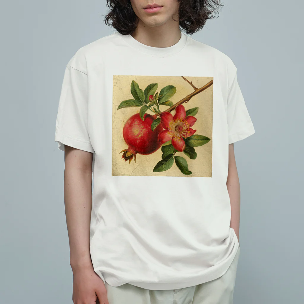 AQUAMETAVERSEのザクロ　なでしこ1478 Organic Cotton T-Shirt