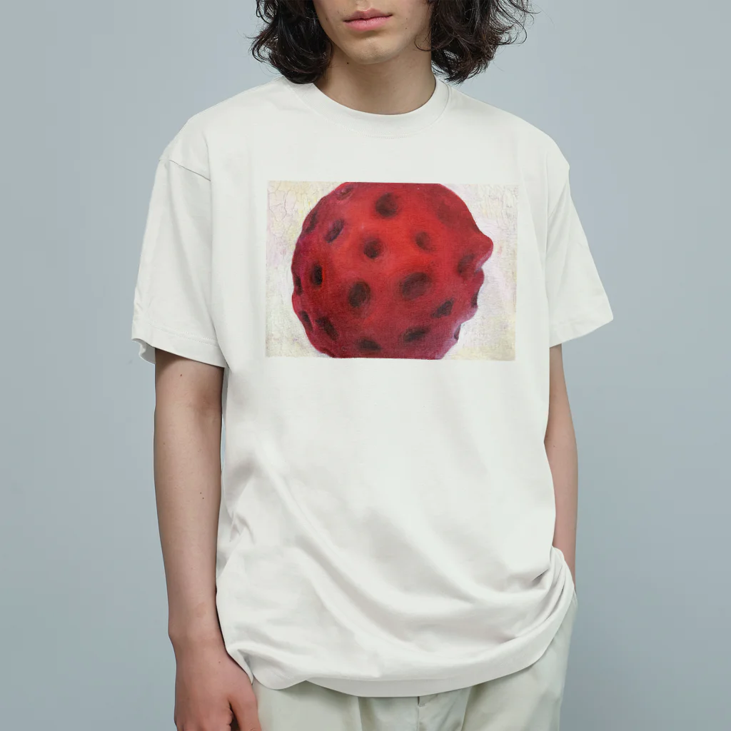 タカキーショップのいちご Organic Cotton T-Shirt