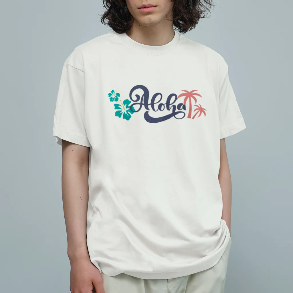 きら星のALOHA オーガニックコットンTシャツ