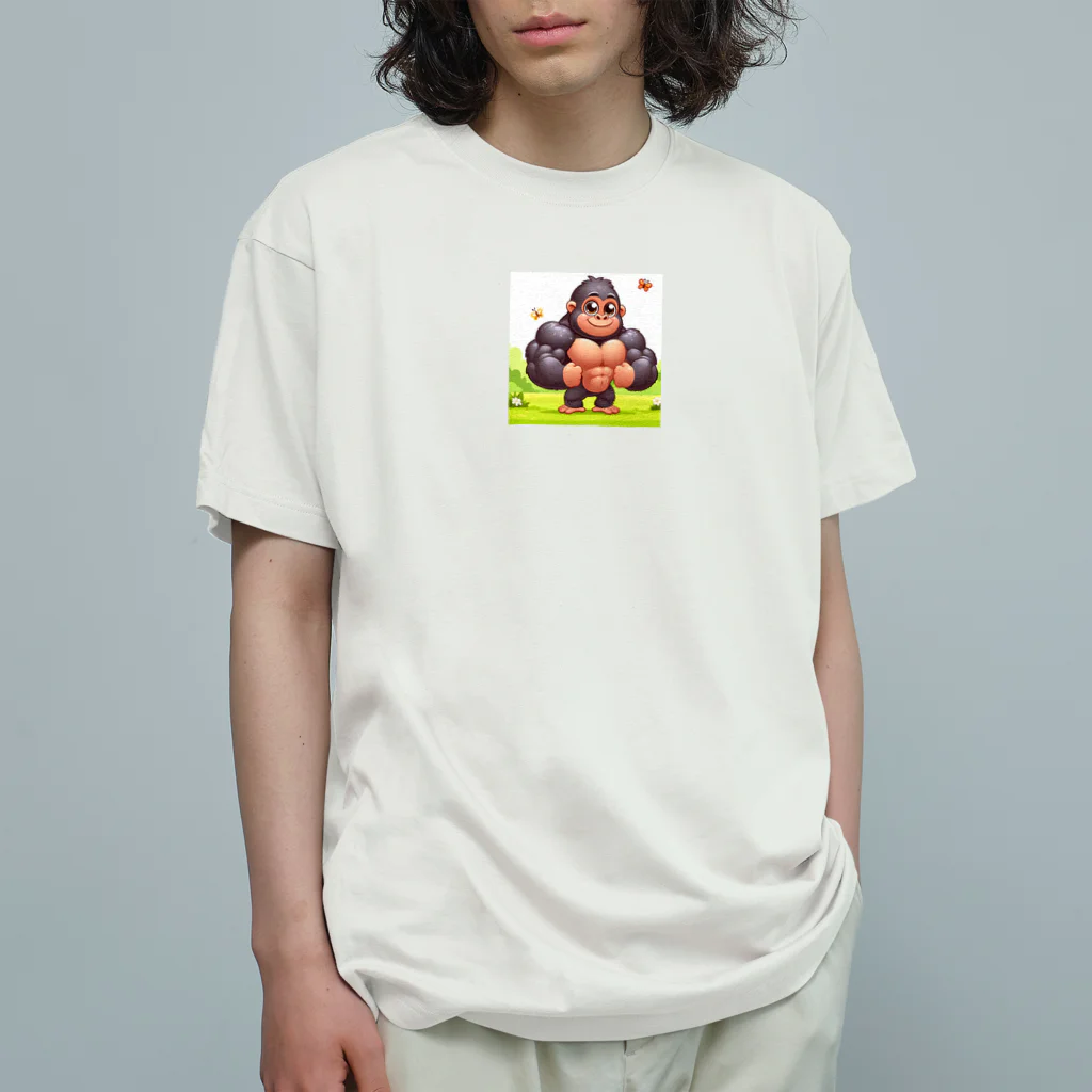 しんすけのマッチョゴリラ Organic Cotton T-Shirt