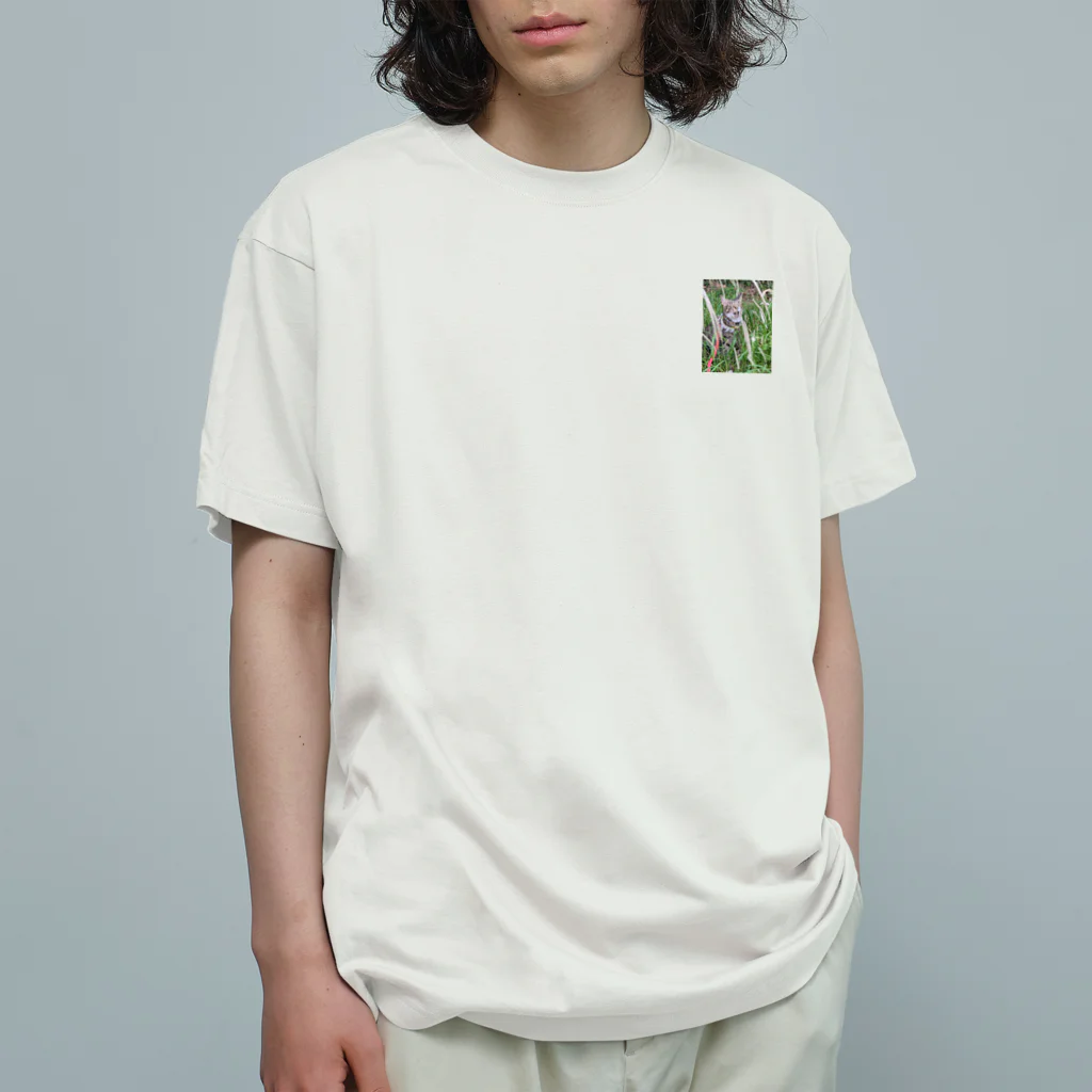 sisyの家ねこ鼻コチョコチョで変顔 Organic Cotton T-Shirt