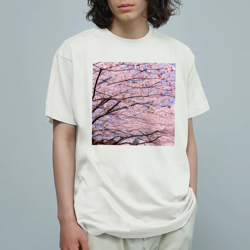 辺賦志ショップの美しき桜 Organic Cotton T-Shirt