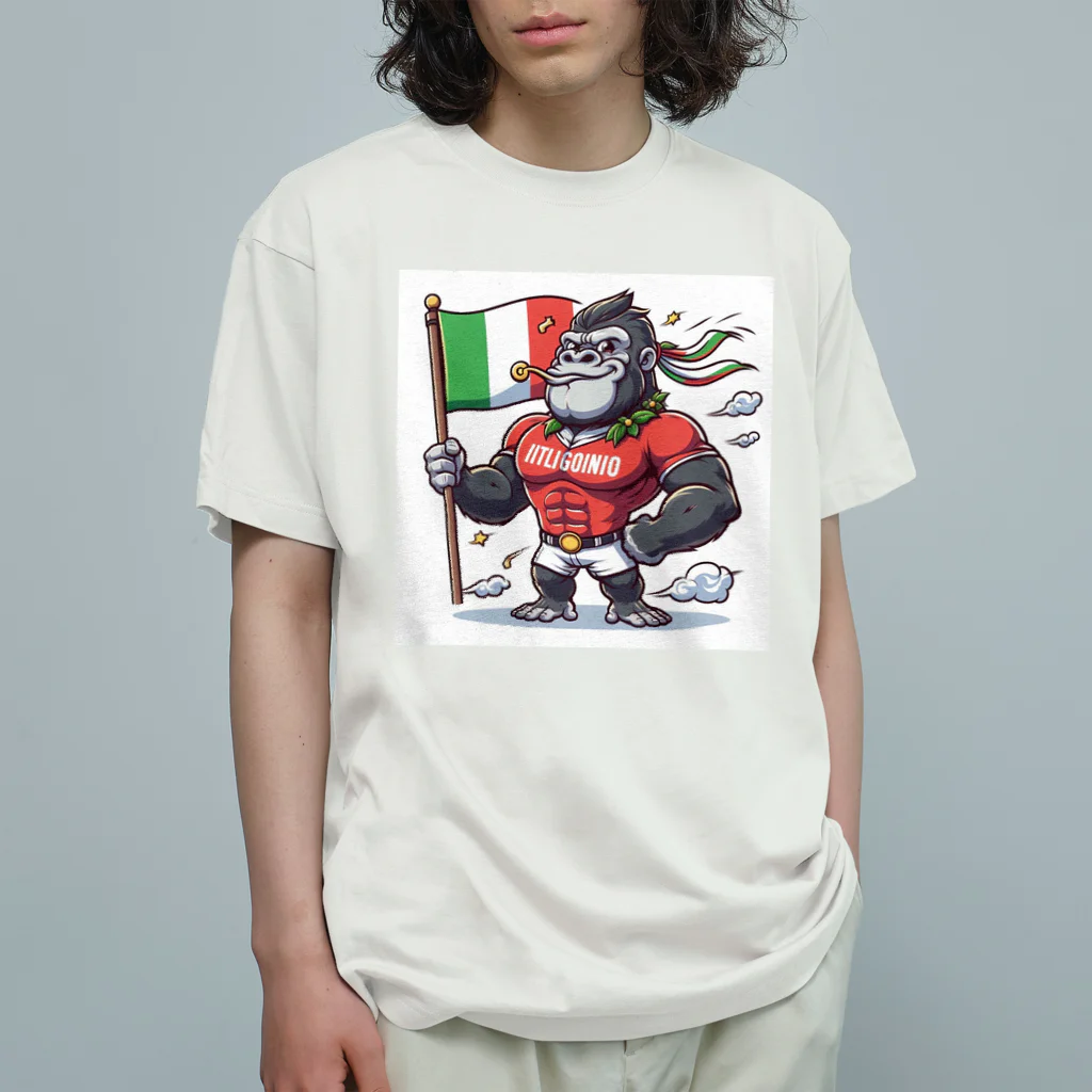 スピリチュアルキャットのゴリラシリーズ Organic Cotton T-Shirt