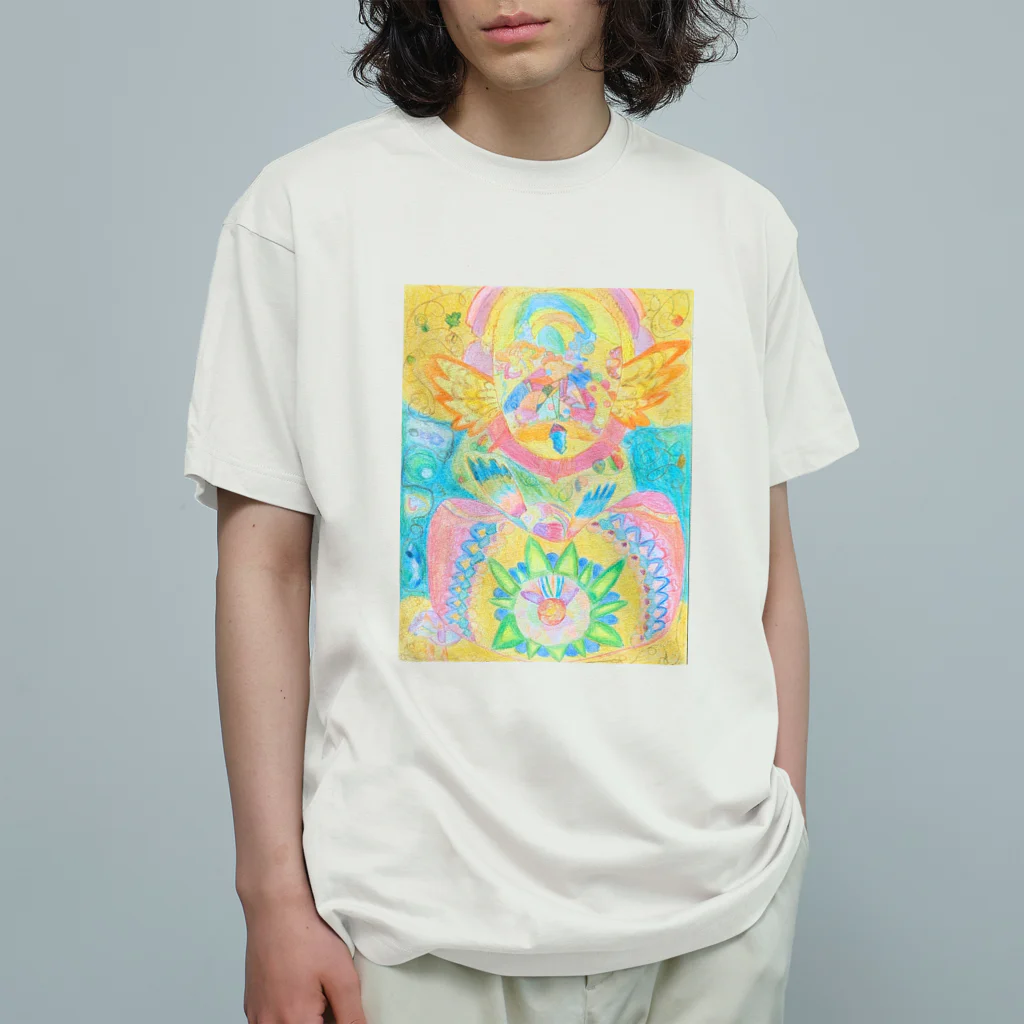 幻想世界の愛の始まり(ハートver.) オーガニックコットンTシャツ