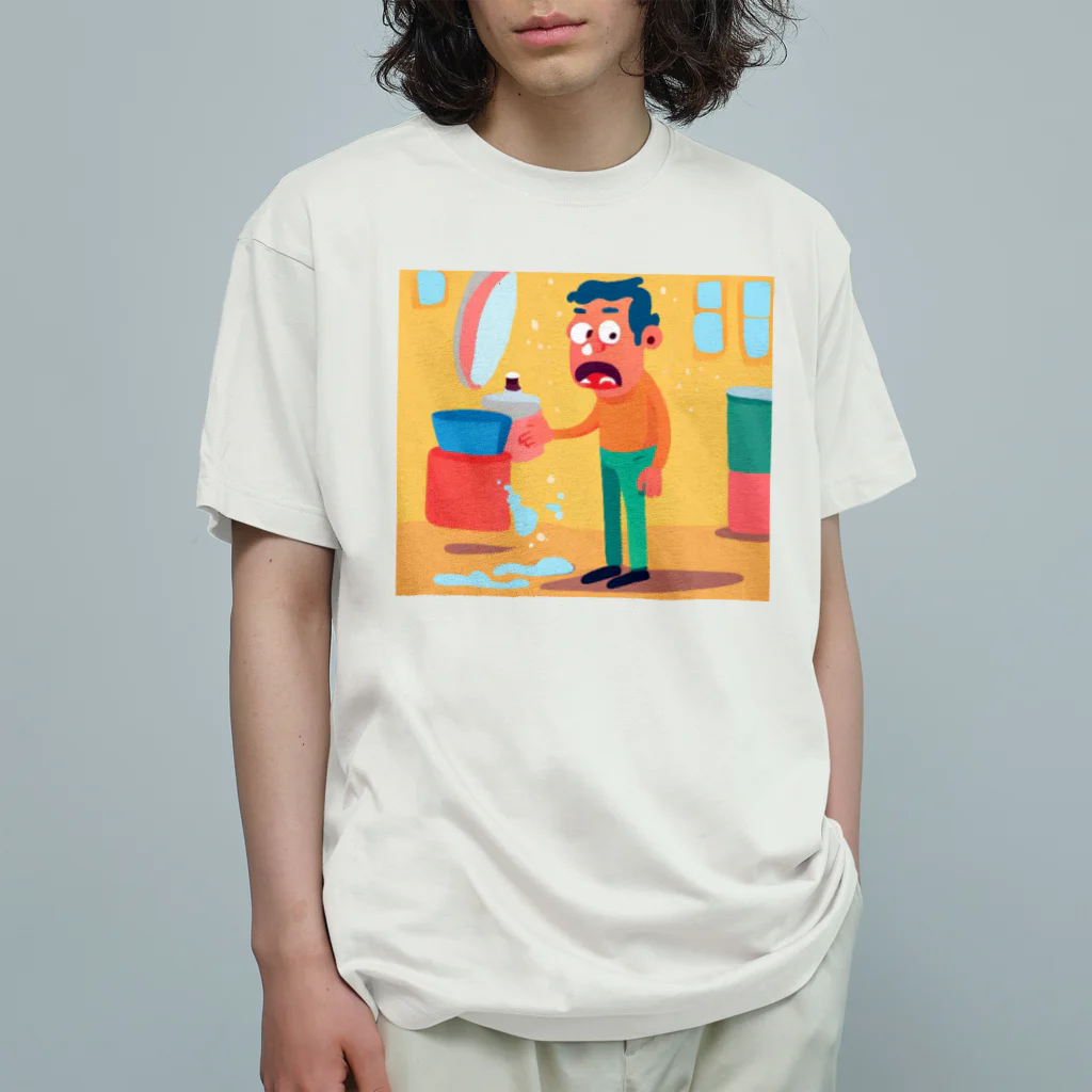 JINPACHIの優雅な男 Organic Cotton T-Shirt