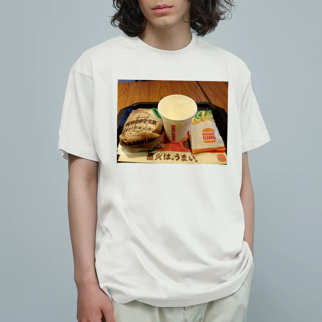 thedarkesthourのバーガーキング オーガニックコットンTシャツ