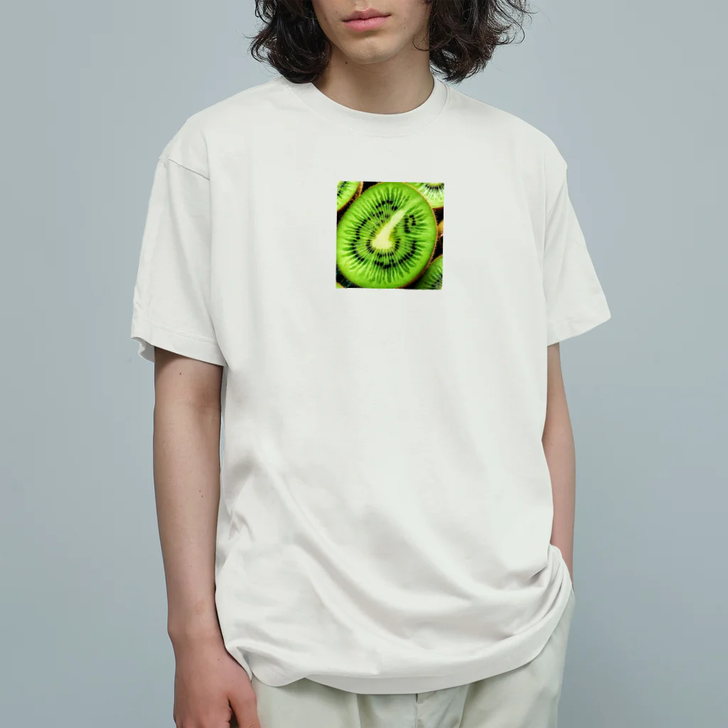 norimitu-の新鮮キウイ Organic Cotton T-Shirt