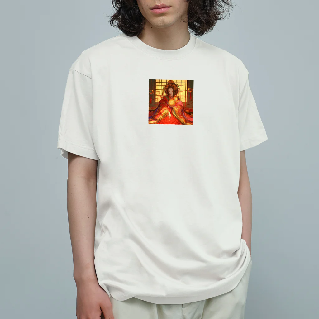 AQUAMETAVERSEの紅の宮廷に舞う幻 Marsa 106 オーガニックコットンTシャツ